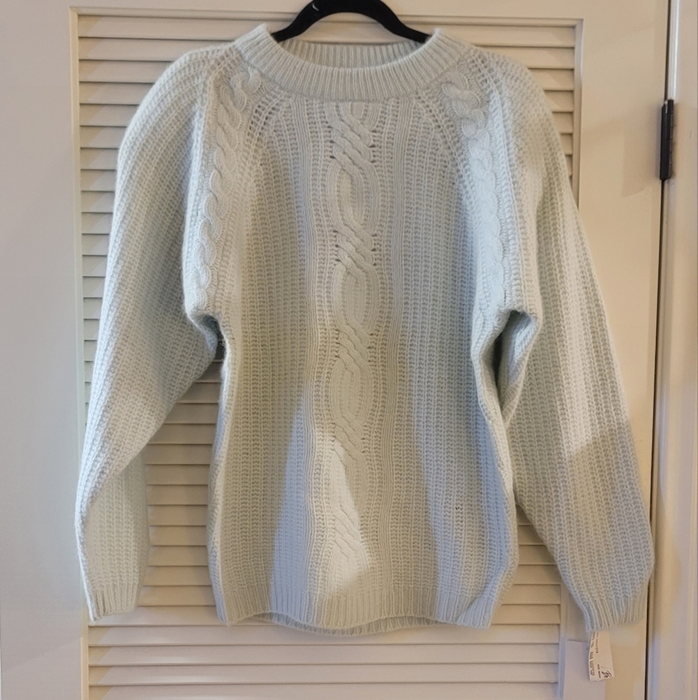 Bullocks Emphasis - (NWT) Vintage Seafoam Green Knitted Pullover Sweater